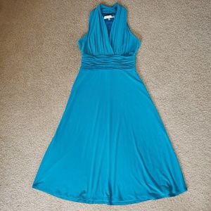 Evan-Picone teal party dress size 6